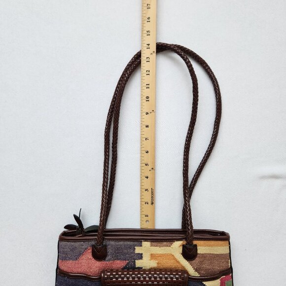 Legacy Chicago Aztec Southwestern Woven Tapestry Shoulder Bag Boho Cowgirl - Picture 12 of 12